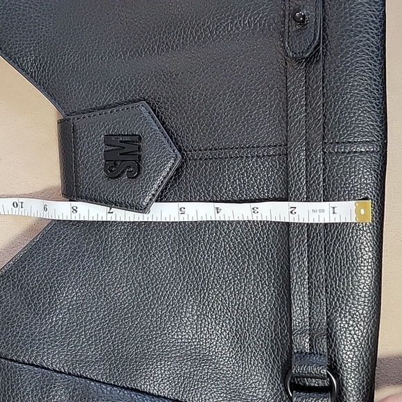 Steve Madden Black Vegan Pebble Leather Bstewie Hobo Bag EUC - Picture 10 of 10